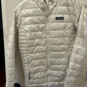 Patagonia White Puffer Jacket